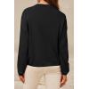 imageArachampampCloz Womens 100 Cotton Crew Neck Fall Casual Relaxed Fit Sweater Tops 2025Black