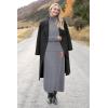 imageArachampampCloz Womens 2 Piece Sweaters Sets Turtleneck Long Sleeve Tops Long Maxi Skirt Casual Fall Fashion 2024 OutfitsGrey
