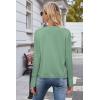 imageArachampampCloz Womens Cable Knit Fall Soft Lightweight Sweater Cardigans 2025Gray Green