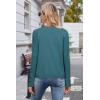 imageArachampampCloz Womens Cable Knit Fall Soft Lightweight Sweater Cardigans 2025Peacock Blue