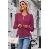 imageArachampampCloz Womens Cable Knit Fall Soft Lightweight Sweater Cardigans 2025Red
