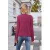 imageArachampampCloz Womens Cable Knit Fall Soft Lightweight Sweater Cardigans 2025Red