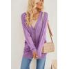 imageArachampampCloz Womens Lightweight Cardigan Sweater Fashion Long Sleeve Summer Casual Outfits with Pocket Cozy CloudsGrey Purple