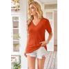 imageArachampampCloz Womens Lightweight Fall Sweater Tops Casual Short Sleeve Blouses ShirtsAzrust
