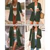 imageArachampampCloz Womens Lightweight Summer Beach Kimonos CardiganArmy Green