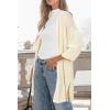 imageArachampampCloz Womens Lightweight Summer Beach Kimonos CardiganCream White