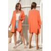 imageArachampampCloz Womens Lightweight Summer Beach Kimonos CardiganOrange