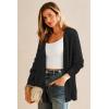 imageArachampampCloz Womens Mohair Wool Blend Fall Chunky Business Cardigan Sweaters 2025Black