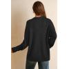 imageArachampampCloz Womens Mohair Wool Blend Fall Chunky Business Cardigan Sweaters 2025Black