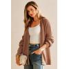 imageArachampampCloz Womens Mohair Wool Blend Fall Chunky Business Cardigan Sweaters 2025Brown