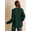 imageArachampampCloz Womens Mohair Wool Blend Fall Chunky Business Cardigan Sweaters 2025Dark Green