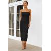 imageArachampampCloz Womens Silk Blend Fold Over Elegant Classy Wedding Guest Dress 2025Black