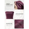 imageArachampampCloz Womens Silk Blend Fold Over Elegant Classy Wedding Guest Dress 2025Burgundy Purple