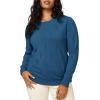 imageArachampampCloz Womens Soft Knit Sweater Fall Dressy Casual Pullover TopsAblue