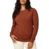 imageArachampampCloz Womens Soft Knit Sweater Fall Dressy Casual Pullover TopsAcaramel
