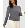 imageArachampampCloz Womens Soft Knit Sweater Fall Dressy Casual Pullover TopsAgray