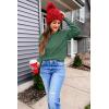 imageArachampampCloz Womens Soft Knit Sweater Fall Dressy Casual Pullover TopsAgray Green