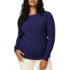 imageArachampampCloz Womens Soft Knit Sweater Fall Dressy Casual Pullover TopsAnavy