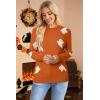imageArachampampCloz Womens Soft Knit Sweater Fall Dressy Casual Pullover TopsHalloween01