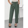 imageArachampampCloz Womens Stretch WrinkleFree Comfort Ankle Work Pants Fall 2025Army Green