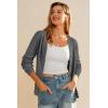 imageArachampampCloz Womens Wool Blend Business Casual Cardigan Sweaters 2025Dark Gray