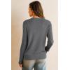 imageArachampampCloz Womens Wool Blend Business Casual Cardigan Sweaters 2025Dark Gray