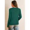 imageArachampampCloz Womens Wool Blend Business Casual Cardigan Sweaters 2025Dark Green