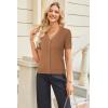 imageArachampampCloz Womens Wool Blend Business Casual Cardigan Sweaters 2025Mocha Mousse