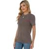 imageArachampampCloz Womens Wool Blend Business Casual Loose Fit Summer Sweaters OutfitsCoffee5119