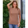 imageArachampampCloz Womens Wool Blend Business Casual Loose Fit Summer Sweaters OutfitsMocha Mousse