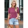 imageArachampampCloz Womens Wool Blend Business Casual Loose Fit Summer Sweaters OutfitsRaspberry Pink
