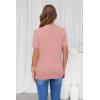imageArachampampCloz Womens Wool Blend Business Casual Loose Fit Summer Sweaters OutfitsSakura Pink