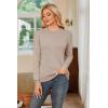 imageArachampampCloz Womens Wool Blend Classic Crew Neck Casual Fall SweatersAapricot02