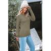 imageArachampampCloz Womens Wool Blend Classic Crew Neck Casual Fall SweatersAgreen Tea