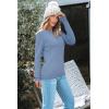 imageArachampampCloz Womens Wool Blend Classic Crew Neck Casual Fall SweatersAlight Blue
