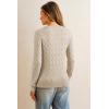 imageArachampampCloz Womens Wool Blend Fall Sweaters Business Casual OutfitsCableapricot
