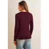 imageArachampampCloz Womens Wool Blend Fall Sweaters Business Casual OutfitsCablewine Red