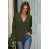 imageArachampampCloz Womens Wool Blend Lightweight Fall Business Casual Cardigan SweatersArmy Green