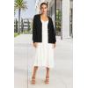 imageArachampampCloz Womens Wool Blend Lightweight Fall Business Casual Cardigan SweatersBlack