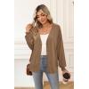 imageArachampampCloz Womens Wool Blend Lightweight Fall Business Casual Cardigan SweatersCamel