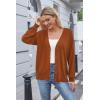 imageArachampampCloz Womens Wool Blend Lightweight Fall Business Casual Cardigan SweatersCaramel Red