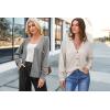 imageArachampampCloz Womens Wool Blend Lightweight Fall Business Casual Cardigan SweatersGray