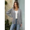 imageArachampampCloz Womens Wool Blend Lightweight Fall Business Casual Cardigan SweatersGray