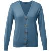 imageArachampampCloz Womens Wool Blend Lightweight Fall Business Casual Cardigan SweatersLucky Blue
