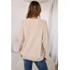 imageArachampampCloz Womens Wool Blend Oversized Sweaters Crewneck Casual Fall Outfits Fashion TopsApricot
