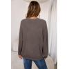 imageArachampampCloz Womens Wool Blend Oversized Sweaters Crewneck Casual Fall Outfits Fashion TopsCoffee