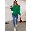 imageArachampampCloz Womens Wool Blend Oversized Sweaters Crewneck Casual Fall Outfits Fashion TopsGreen