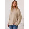 imageArachampampCloz Womens Wool Blend Oversized Sweaters Crewneck Casual Fall Outfits Fashion TopsOatmeal