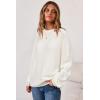 imageArachampampCloz Womens Wool Blend Oversized Sweaters Crewneck Casual Fall Outfits Fashion TopsWhite