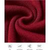 imageArachampampCloz Womens Wool Blend SideButton Slit Fall Casual Trendy Sweater Tanks 2025Burgundy Red